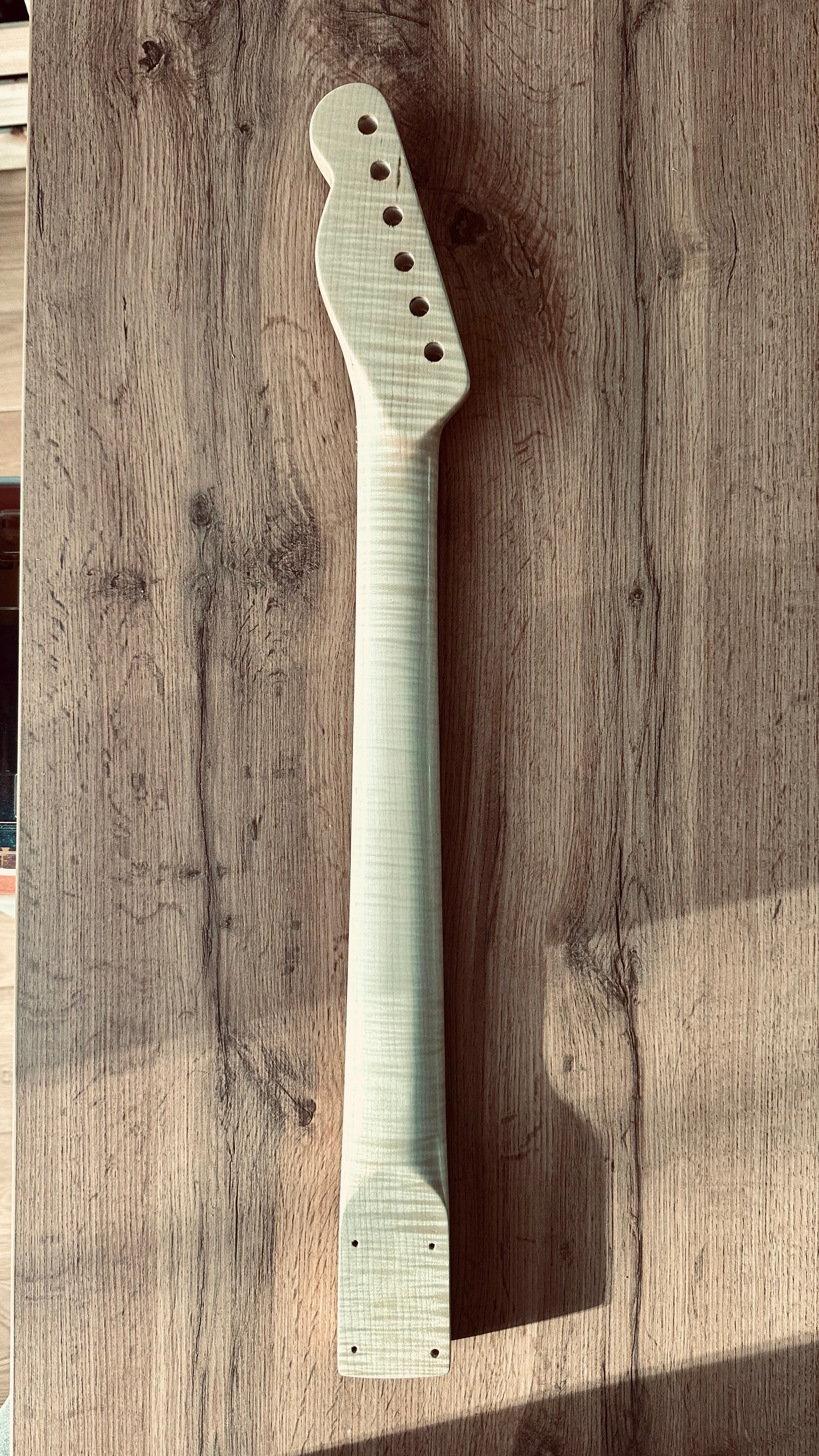 Neck holes