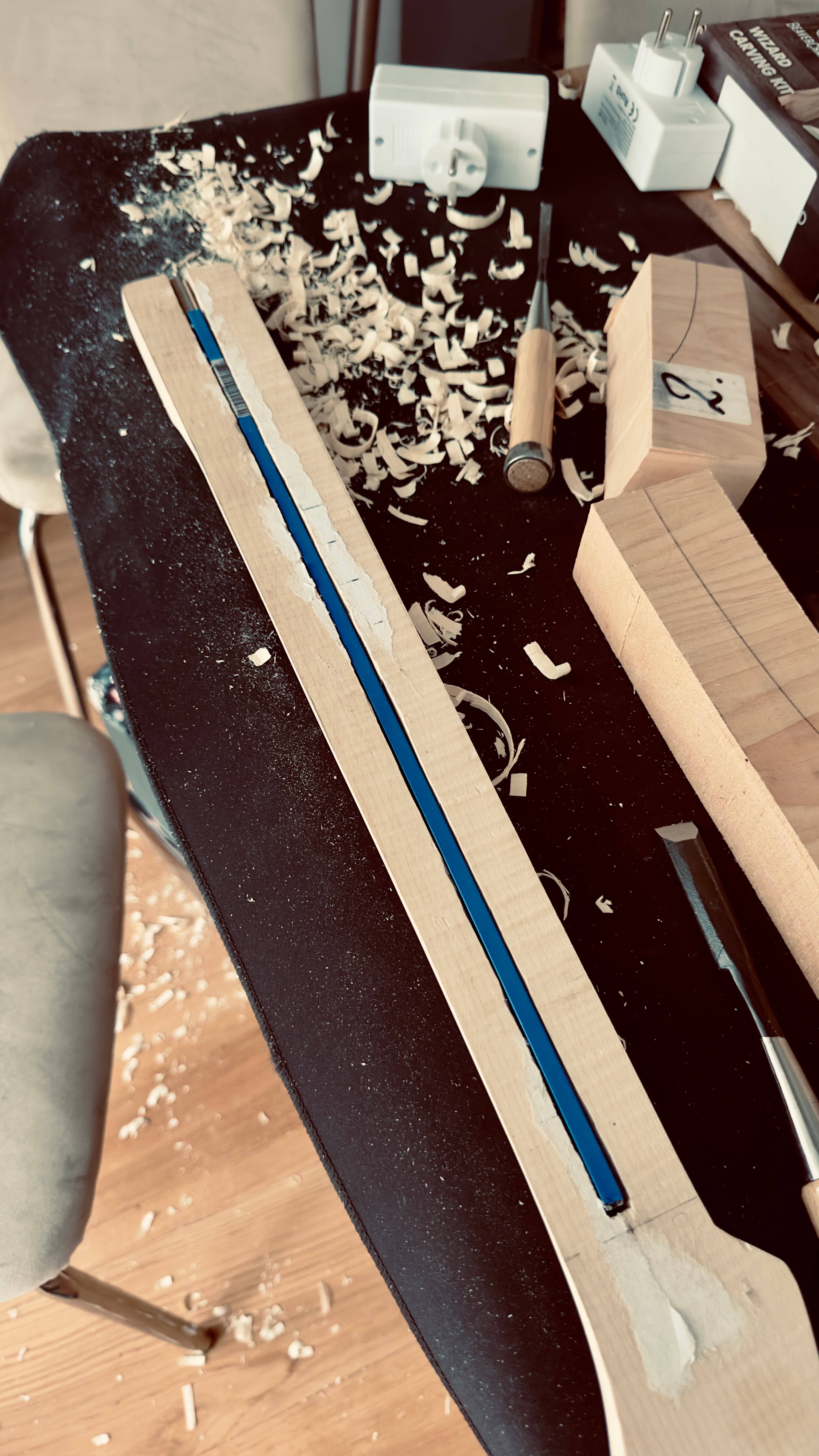 Truss rod channel